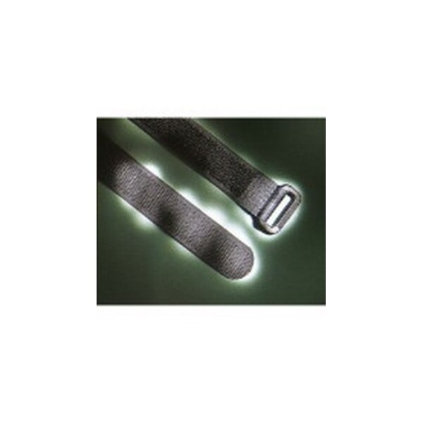 Thomas & Betts CABLE TIE, 50 LB .75X18 IN BLK FOL BUCK, PK OF 10, PK 10 FOL500-50-0